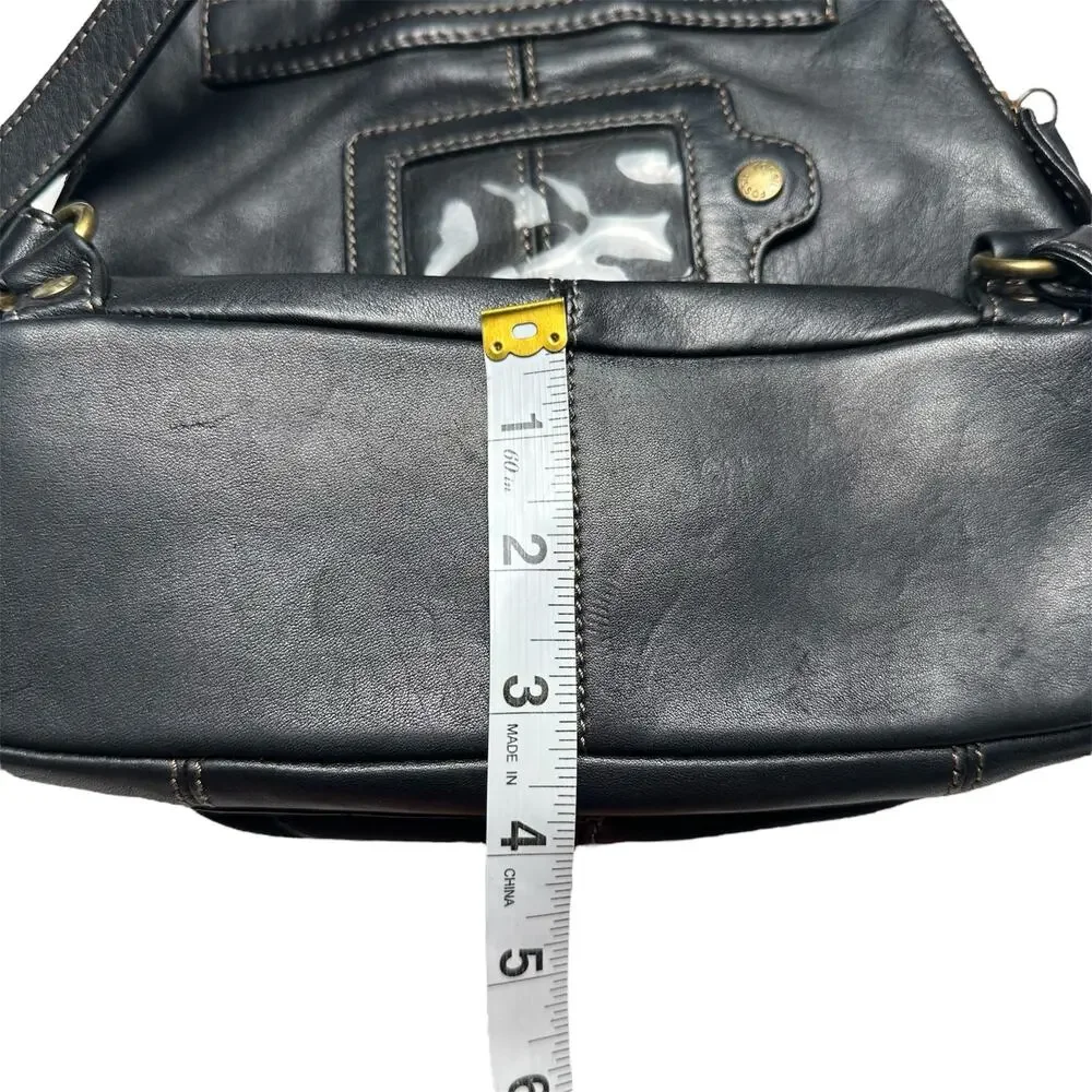 Fossil | Women | Black Soft Leather Minimal Mini Backpack Purse | One Size